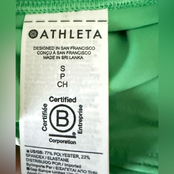 Athleta Interval Tight Legging-Bright Lime-SML - Picture 9 of 9